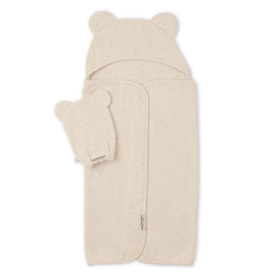 Hooded Towel + Wash Mitt Set