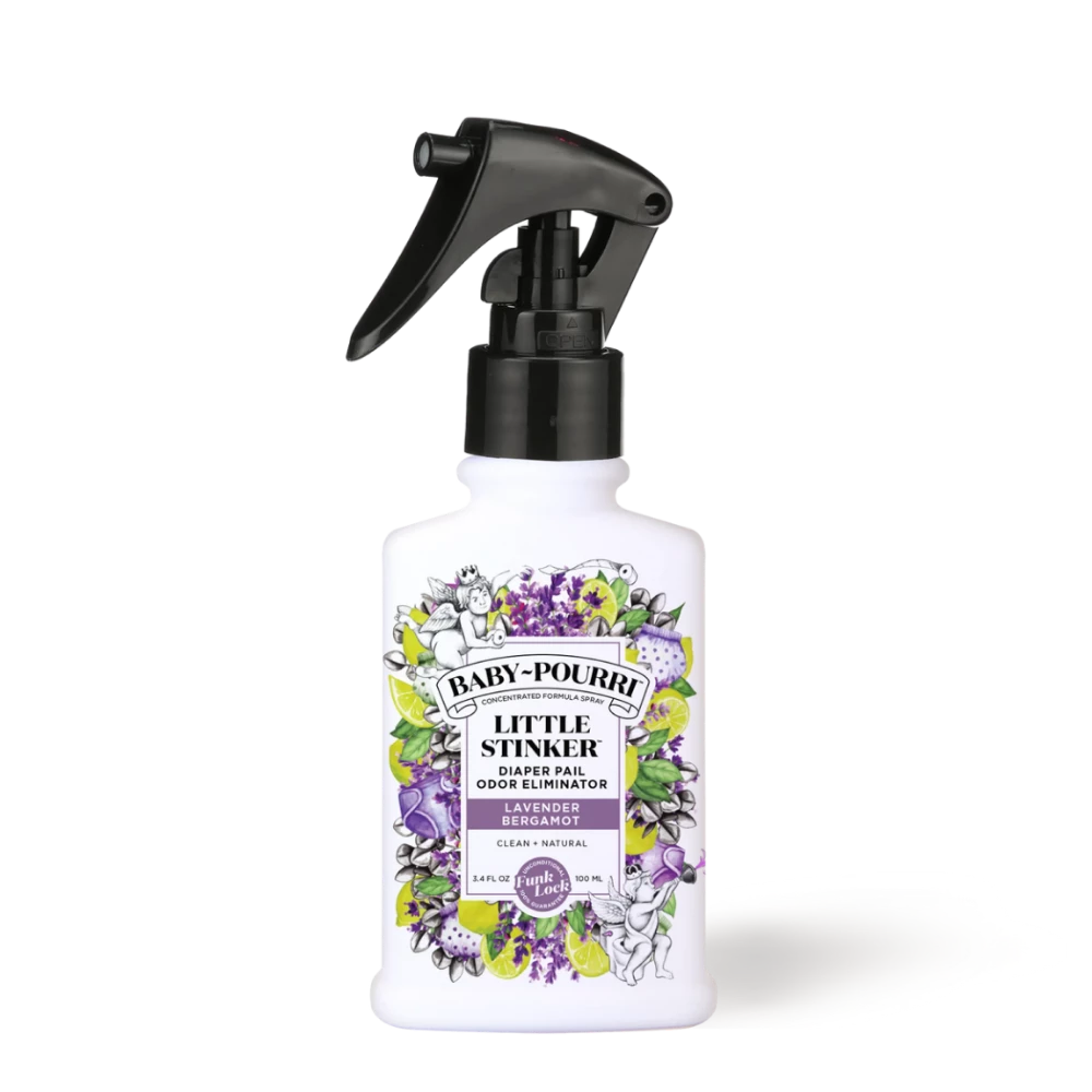 Diaper Pail Spray Lavender Bergamont 3.4 Oz