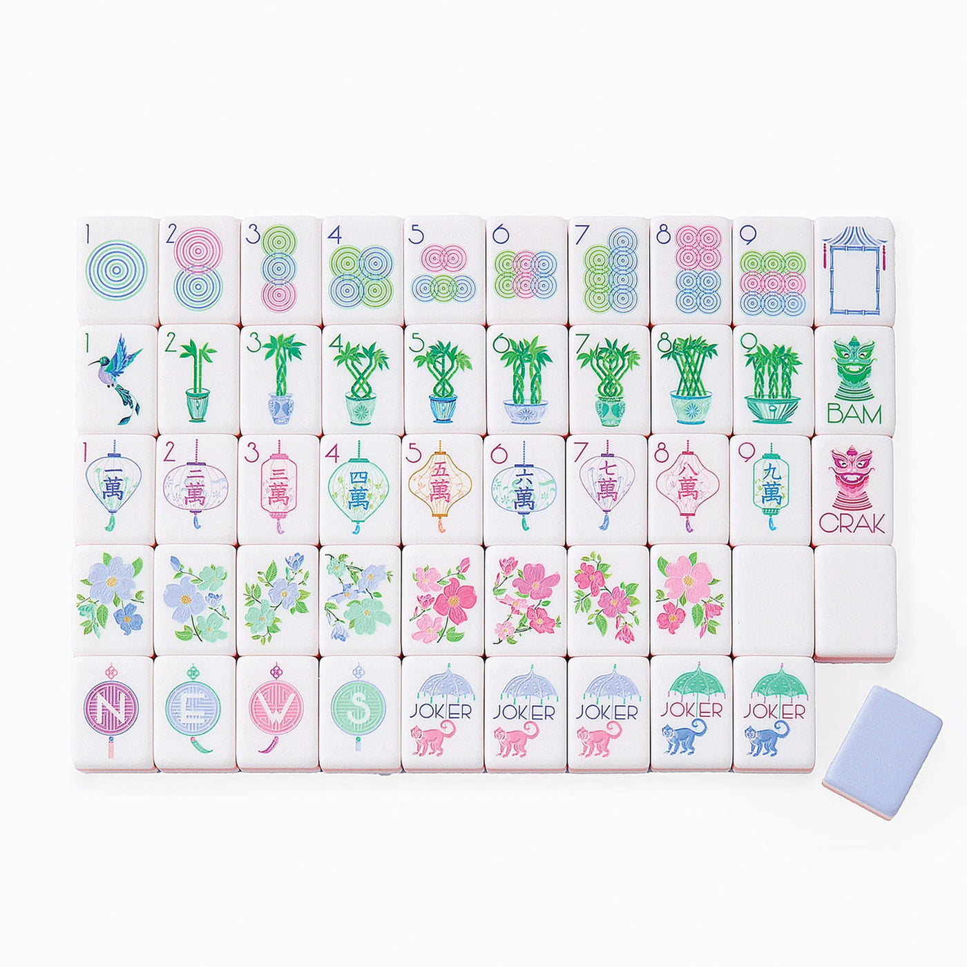 Luminaire Mahjong Tiles