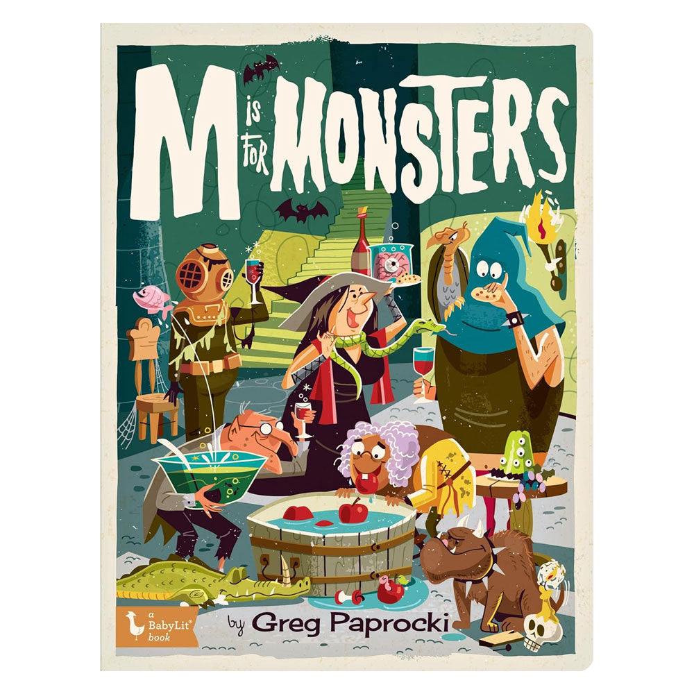 M is for Monsters Board Book