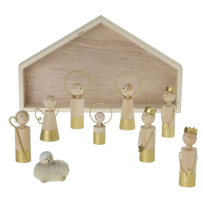 The Manger Nativity Scene