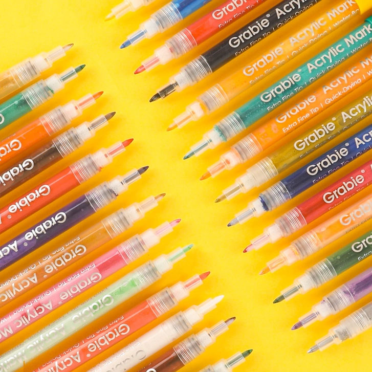 Extra Fine Tip Acrylic Paint Marker Set (28)