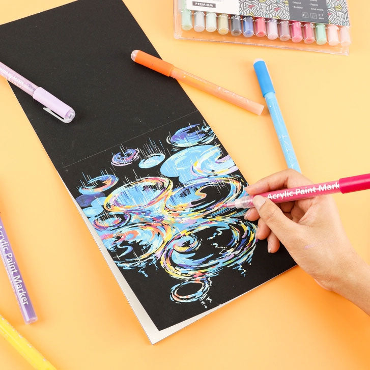 Extra Fine Tip Acrylic Paint Marker Set (28)