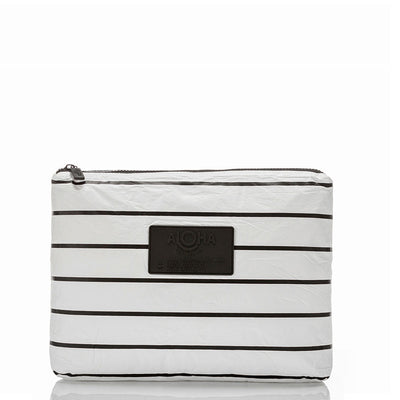 White & Black Pinstripe Aloha Collection