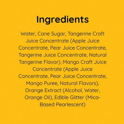 Glitter Mimosa Mixer 16oz
