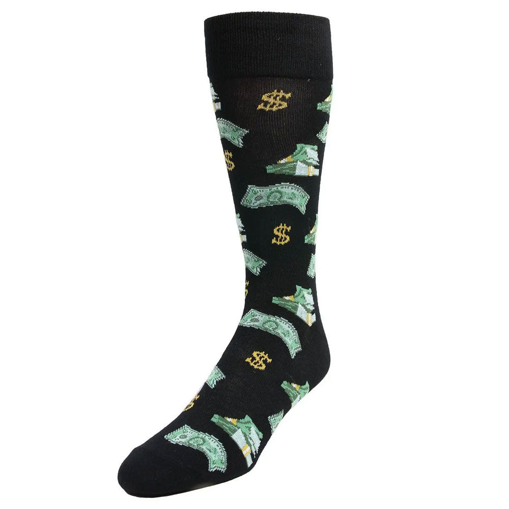 Money Bags Bamboo Men's Crew Socks