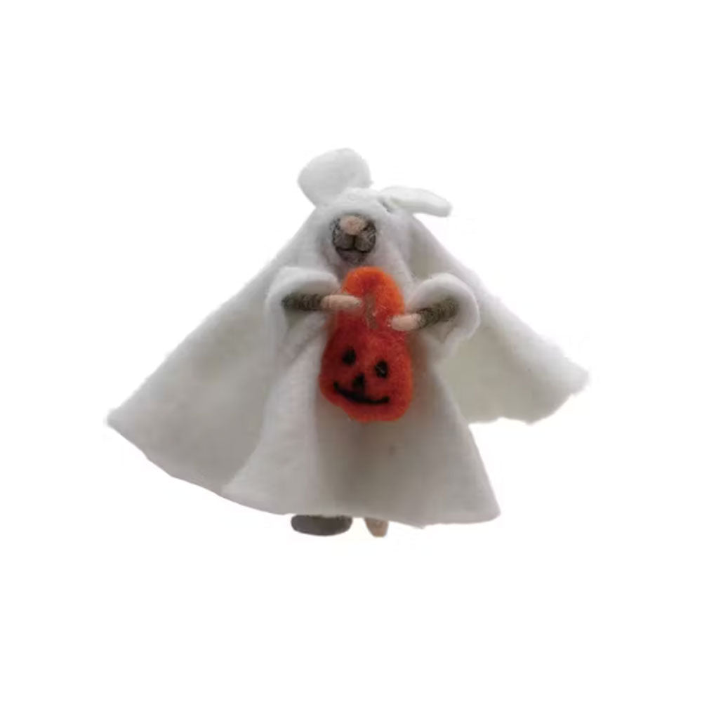 Felt Trickor Treat Mouse Ghost Costume