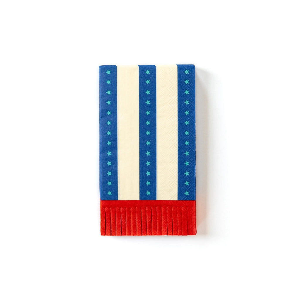 Strips with Fringe Paper Guest Napkin