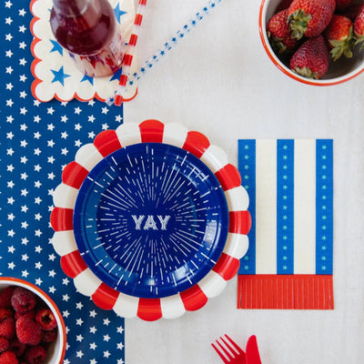 Strips with Fringe Paper Guest Napkin