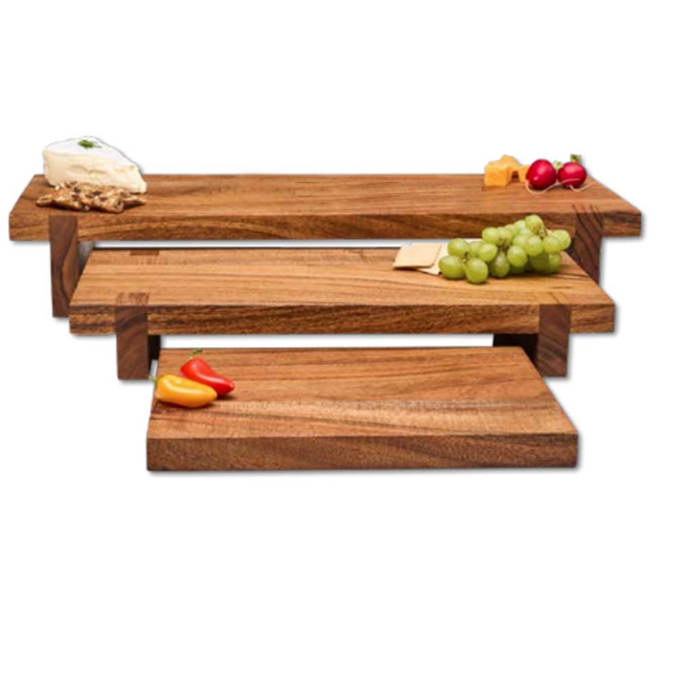Acacia Nesting Charcuterie Boards (set of 3)
