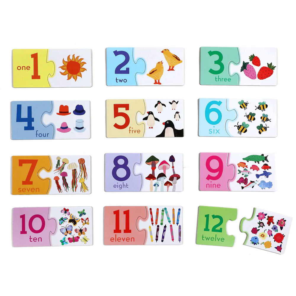 Pre-school Numbers Puzzle Pairs