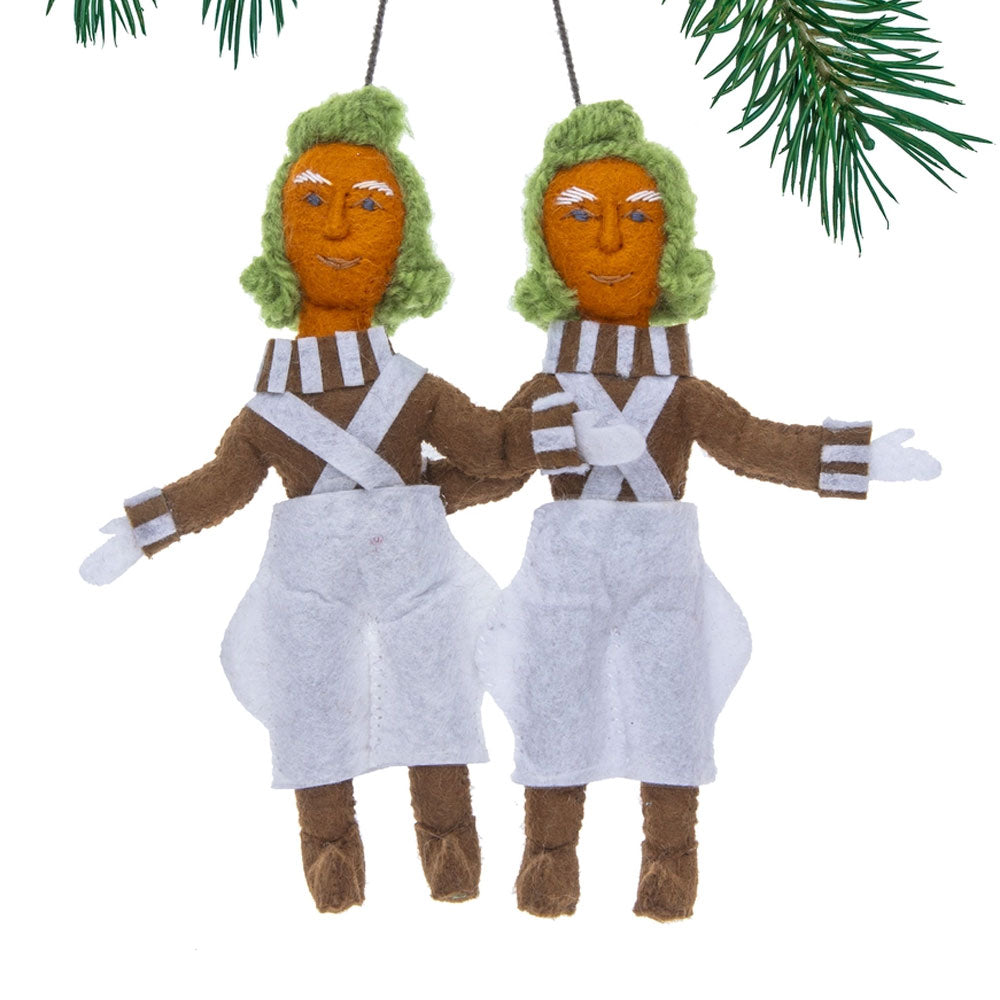 Oompa Loompa Felt Ornament