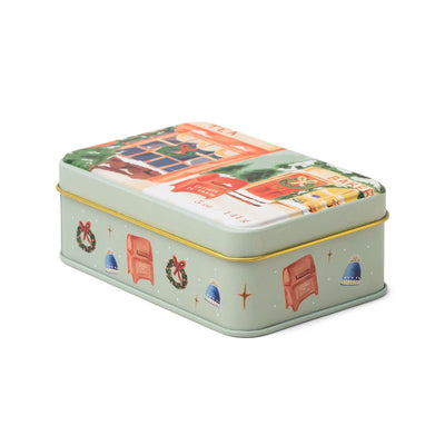 Sweet Orange & Fir Candle Tin w/Mini Matches