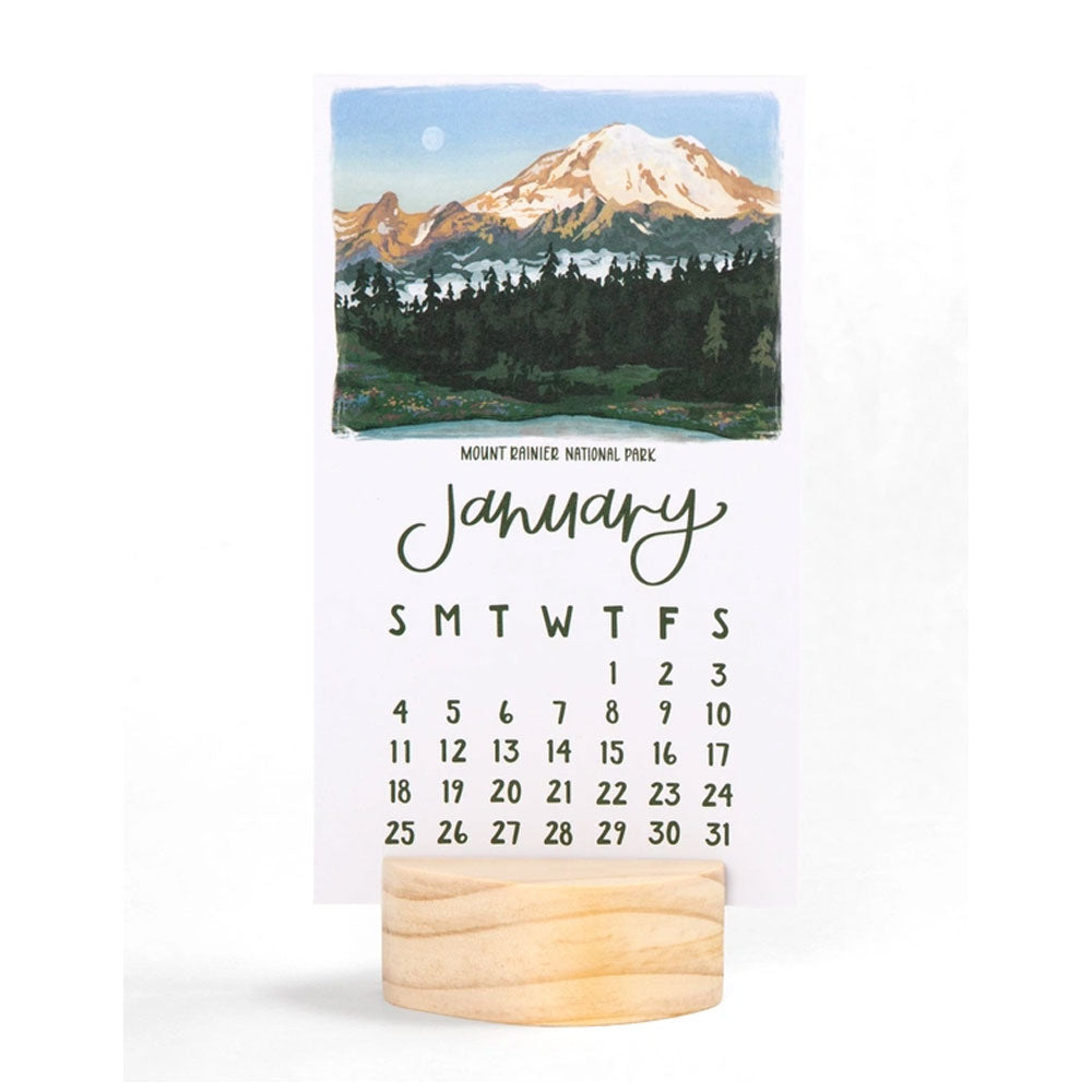 National Parks 2026 Stump Calendar