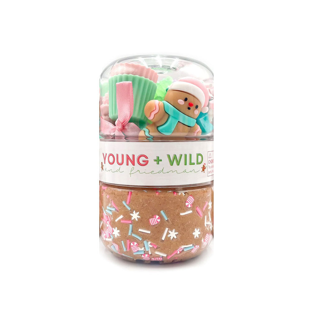 Pastel Gingerbread Dough Jar