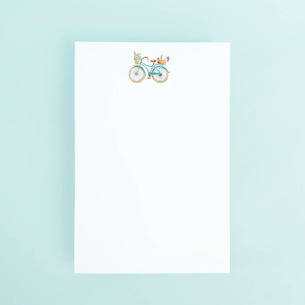 Patriotic Bike Notepad