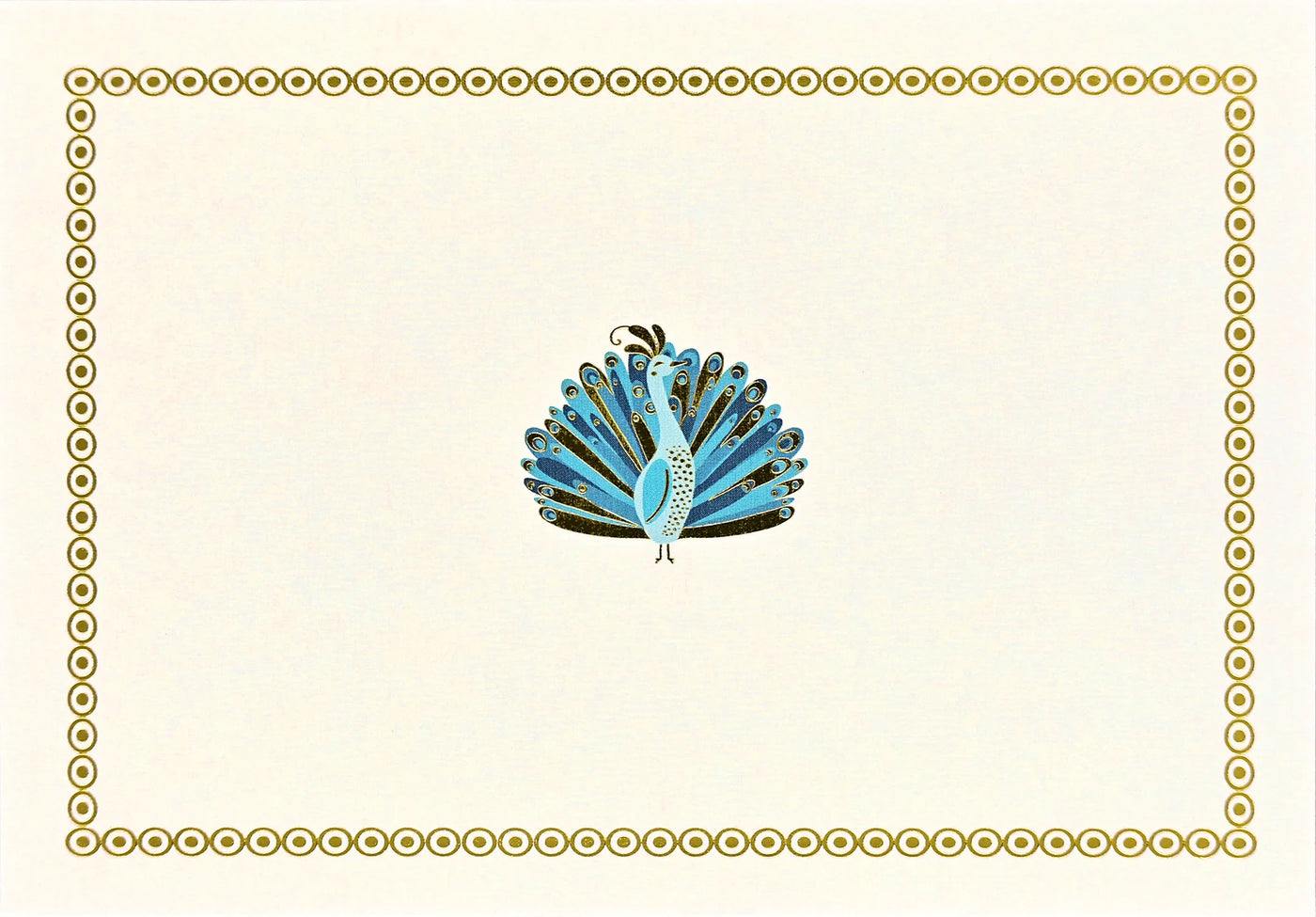 Peacock Thank You Notes
