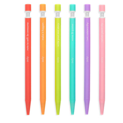 Noted! Graphite Mechanical Pencils (set of 6)