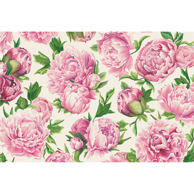 Pink Peony Paper Table Decor
