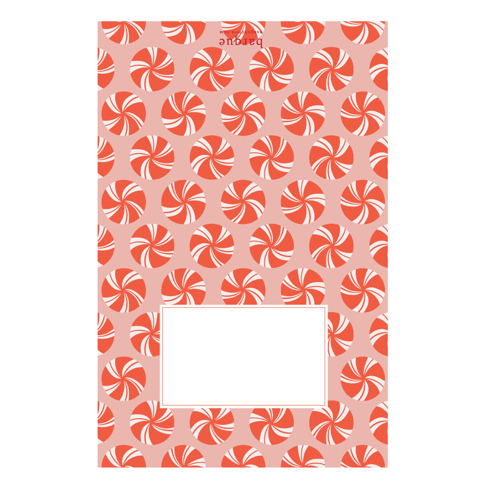 Peppermint Folded Note
