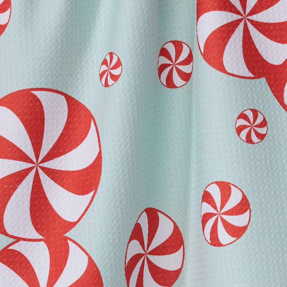 Peppermint Swirl Kitchen Tea Towel