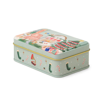 Persimmon & Chestnut Candle Tin w/Mini Matches