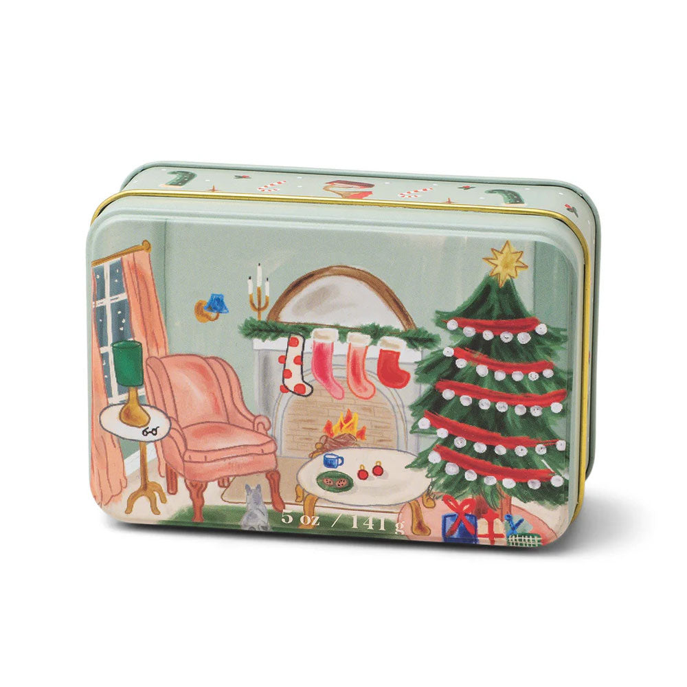 Persimmon & Chestnut Candle Tin w/Mini Matches