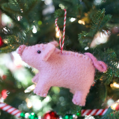 Farm Animal Wool Ornaments