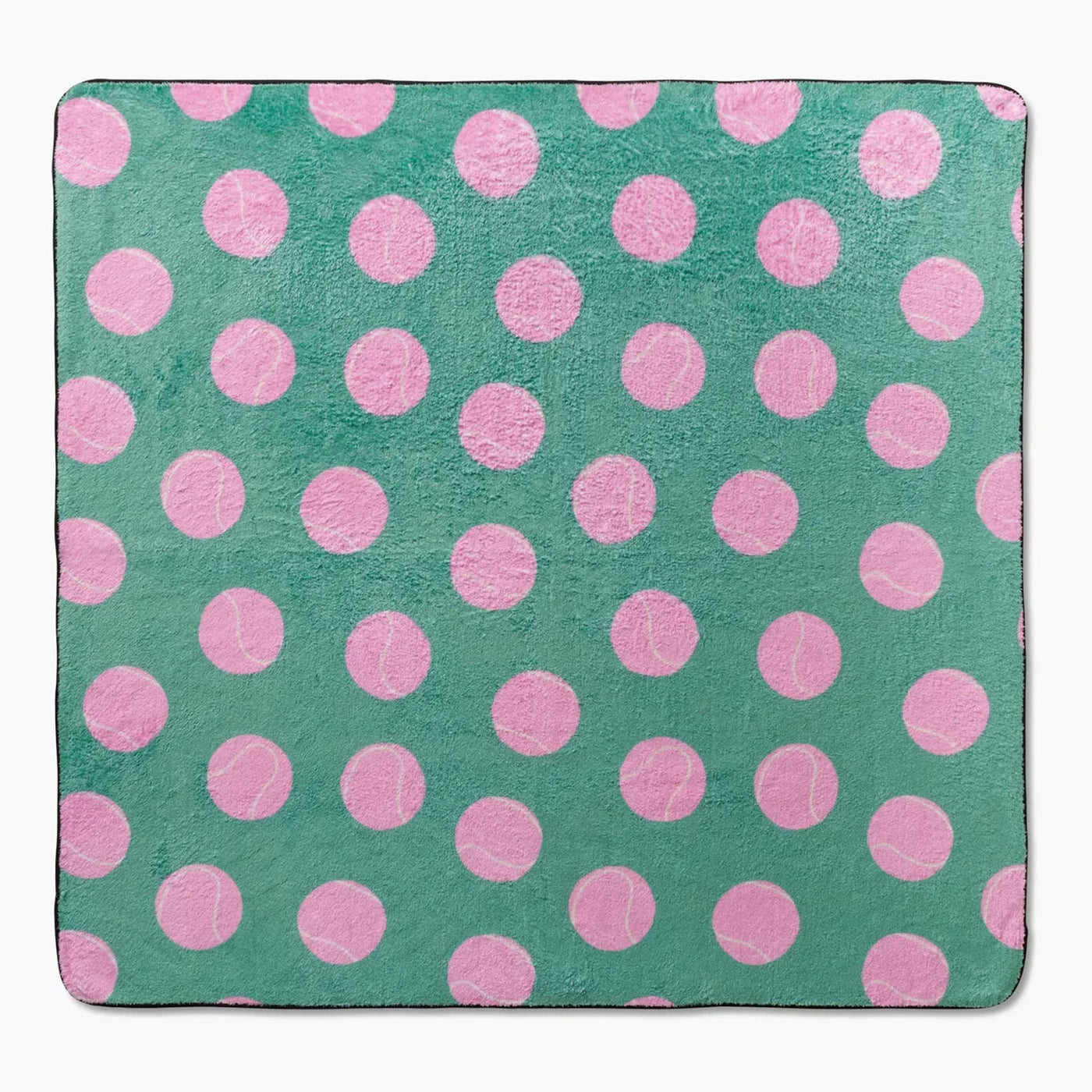 Pink Ball Plush Dog Towel