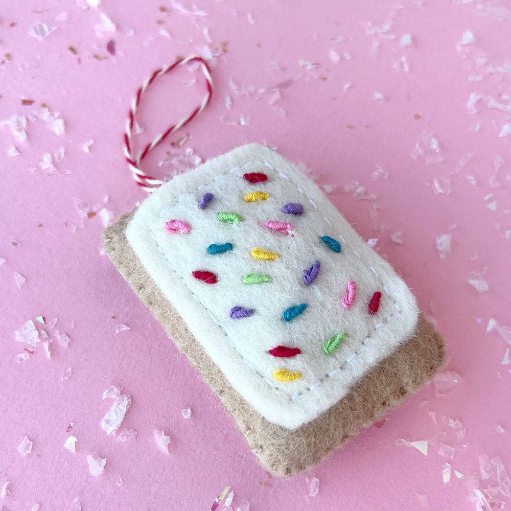 Pop Tart Wool Ornaments