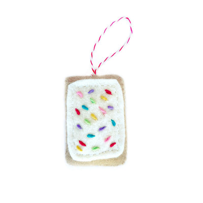 Pop Tart Wool Ornaments