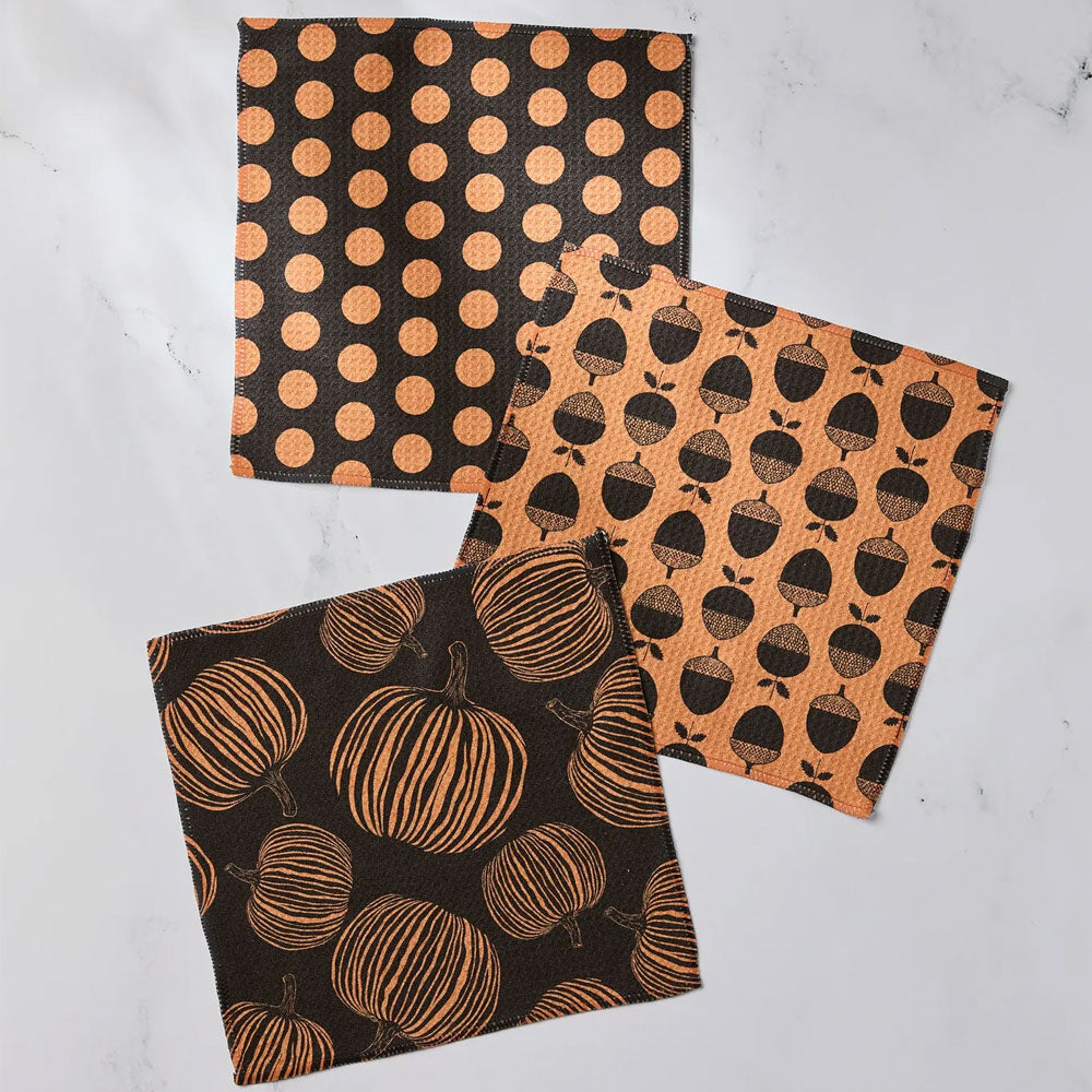 Autumn Noir Dishcloth Set