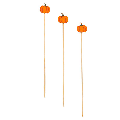 Pumpkin Fall Large Cocktail Pick