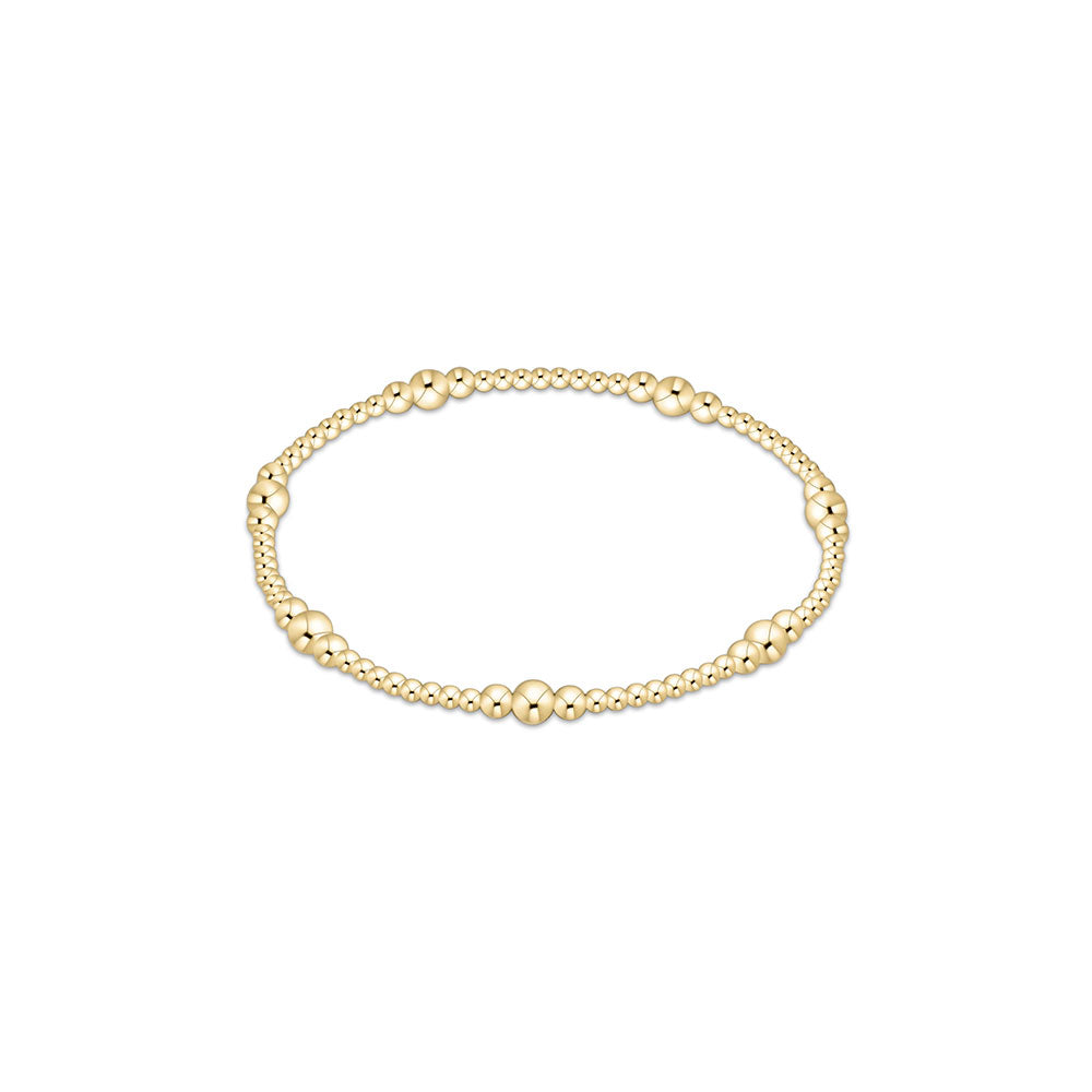 Purpose Gold 4mm Bead Bracelet