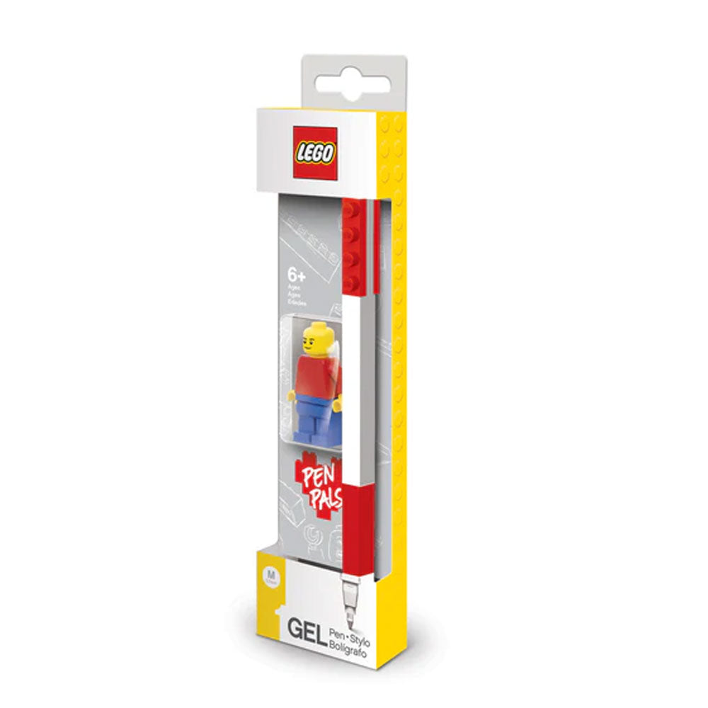 Red Gel Pen with LEGO Minifigure