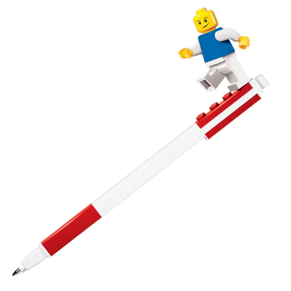 Red Gel Pen with LEGO Minifigure
