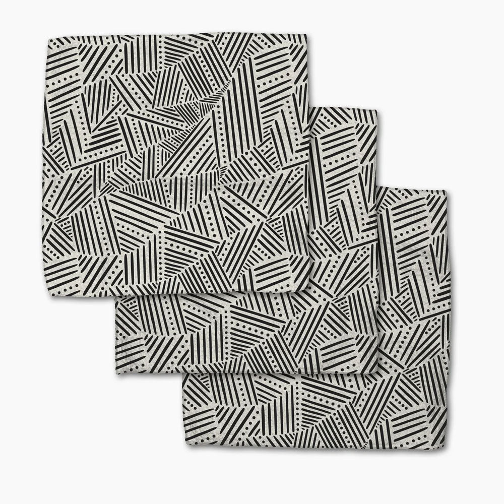 Rhythm Current Stripes Dishcloth Set