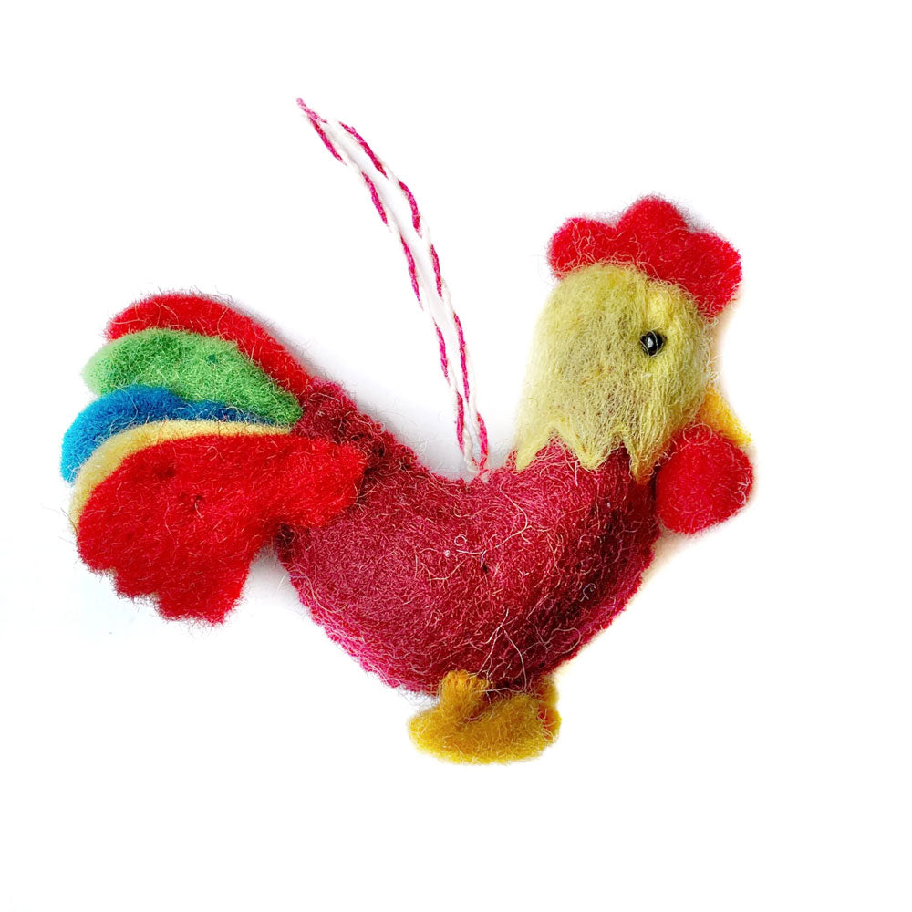 Farm Animal Wool Ornaments