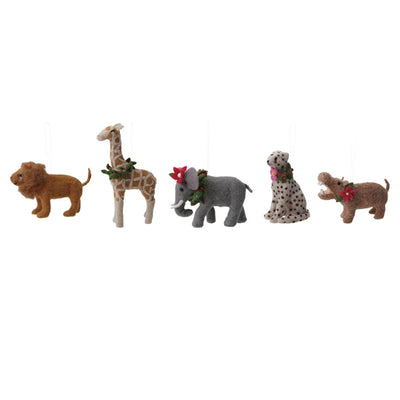 Wool Felt Animal Ornaments