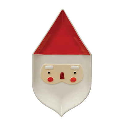 Stoneware Santa Dish