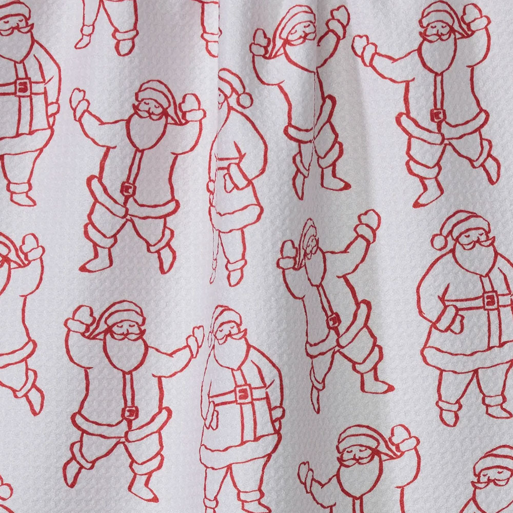 Santa Groove Kitchen Tea Towel