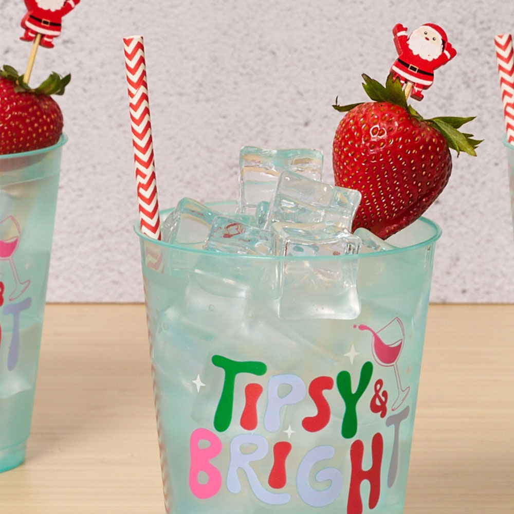 Santa Large Cocktail Pick