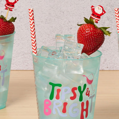 Santa Large Cocktail Pick