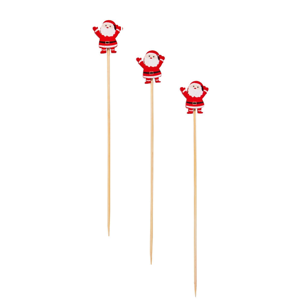 Santa Large Cocktail Pick