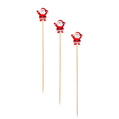 Santa Large Cocktail Pick