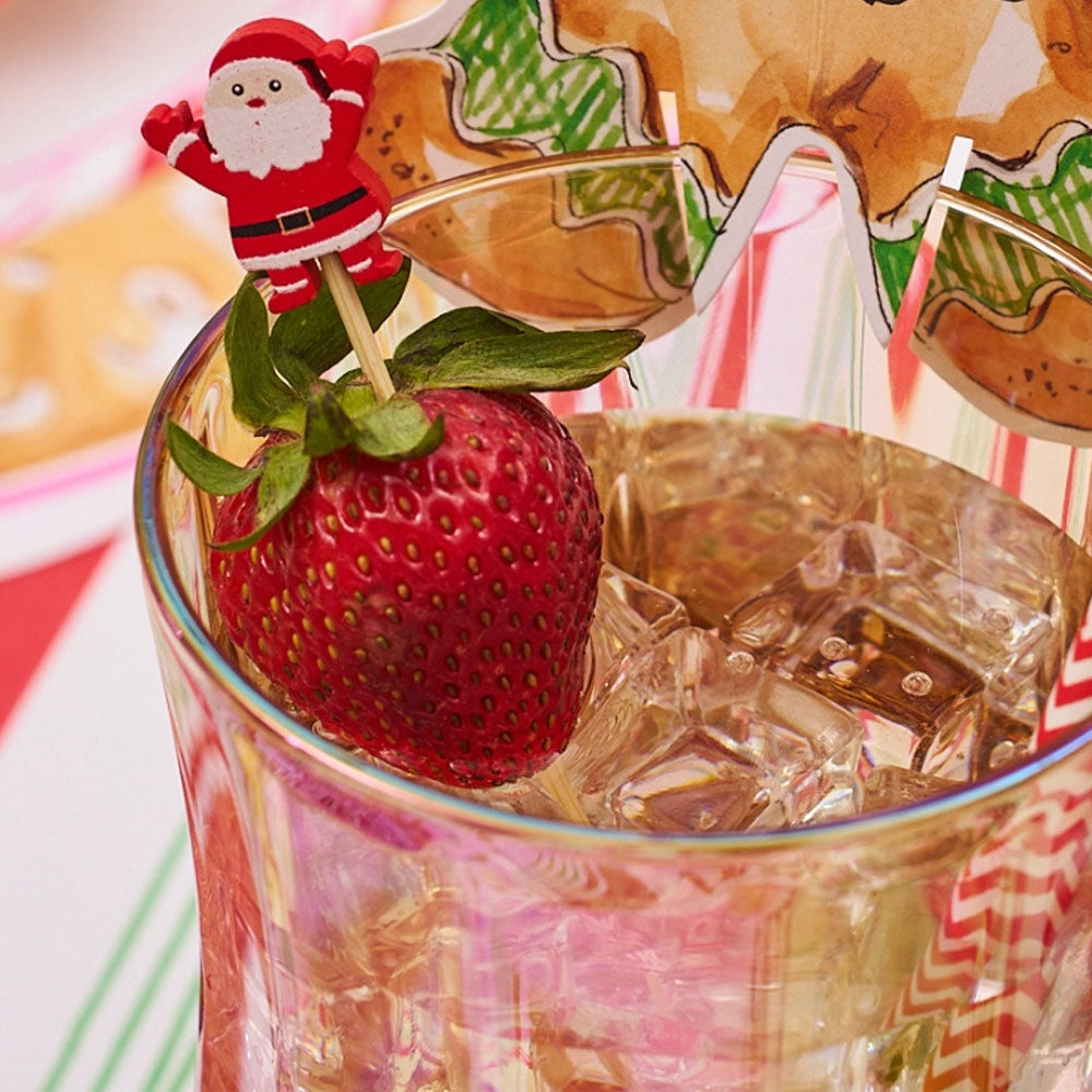 Santa Large Cocktail Pick