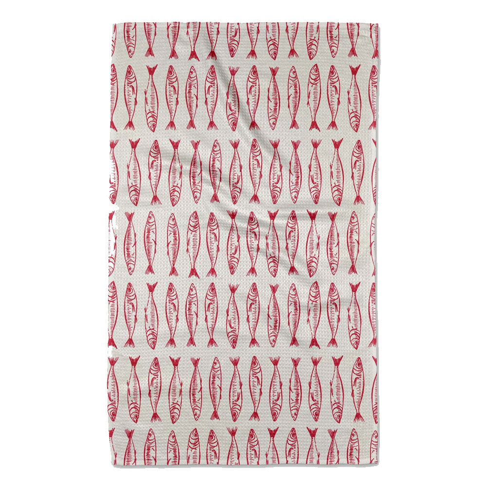 Sardine Stripes Kitchen Tea Towel