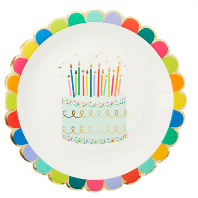 Sprinkle Birthday Dinner Plates (8ct)