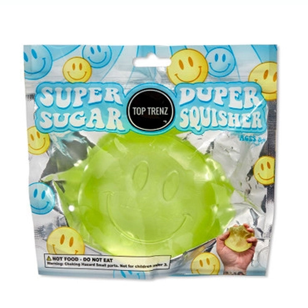 Super Duper Sugar Squisher Happy Face Toy