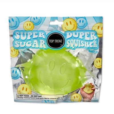 Super Duper Sugar Squisher Happy Face Toy